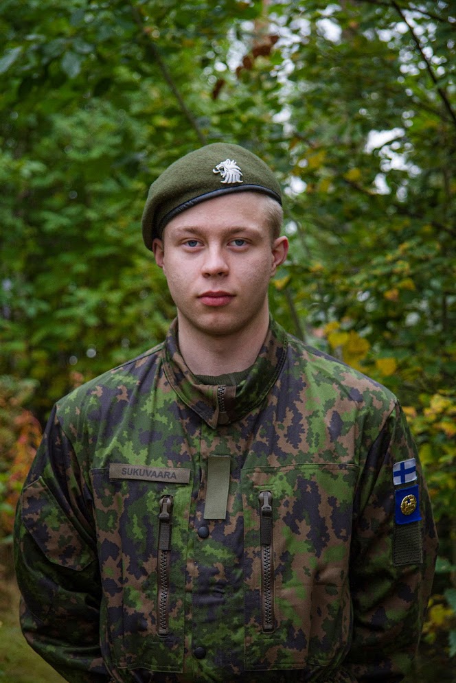 Me in finnish milatry uniform